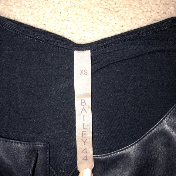 Bailey 44 Faux Leather top - Picture 2 of 2